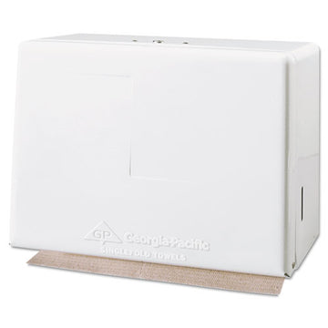 Georgia Pacific® Professional Space Saver Singlefold Towel Dispenser, Steel, 11.63 X 6.63 X 8.13, White freeshipping - TVN Wholesale